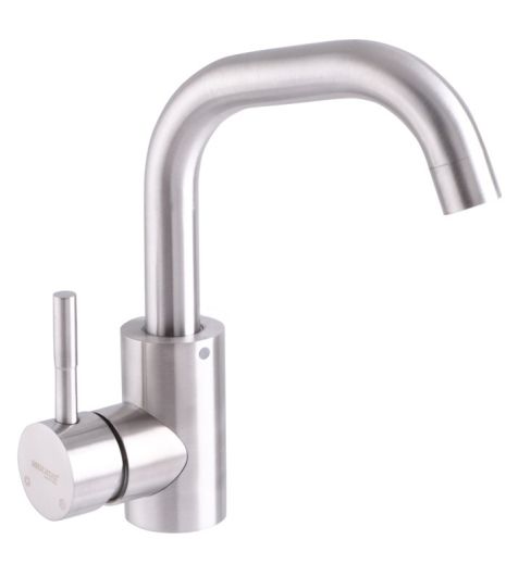 Змішувач для умивальника з нержавіючої сталі Mixxus SUS-001-G Змішувач для умивальника з нержавіючої сталі Mixxus SUS-001-G