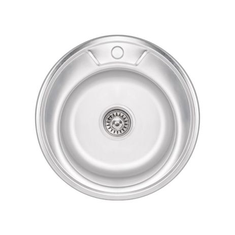 Кухонна мийка Lidz 490-A 0,6 мм Satin (LIDZ490A06SAT160) Кухонна мийка Lidz 490-A 0,6 мм Satin (LIDZ490A06SAT160)