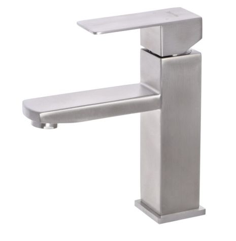 Змішувач для умивальника з нержавіючої сталі Mixxus KUB 001 Змішувач для умивальника з нержавіючої сталі Mixxus KUB 001