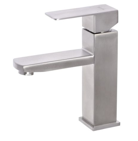 Змішувач для умивальника з нержавіючої сталі Mixxus KUB 001 Змішувач для умивальника з нержавіючої сталі Mixxus KUB 001