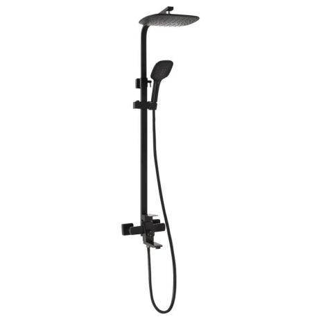 Душевая система универсальная Lidz Kubis 1030 на три потребителя (с изливом) (k35) LDKUB1030BLA35724 Black Душевая система универсальная Lidz Kubis 1030 на три потребителя (с изливом) (k35) LDKUB1030BLA35724 Black