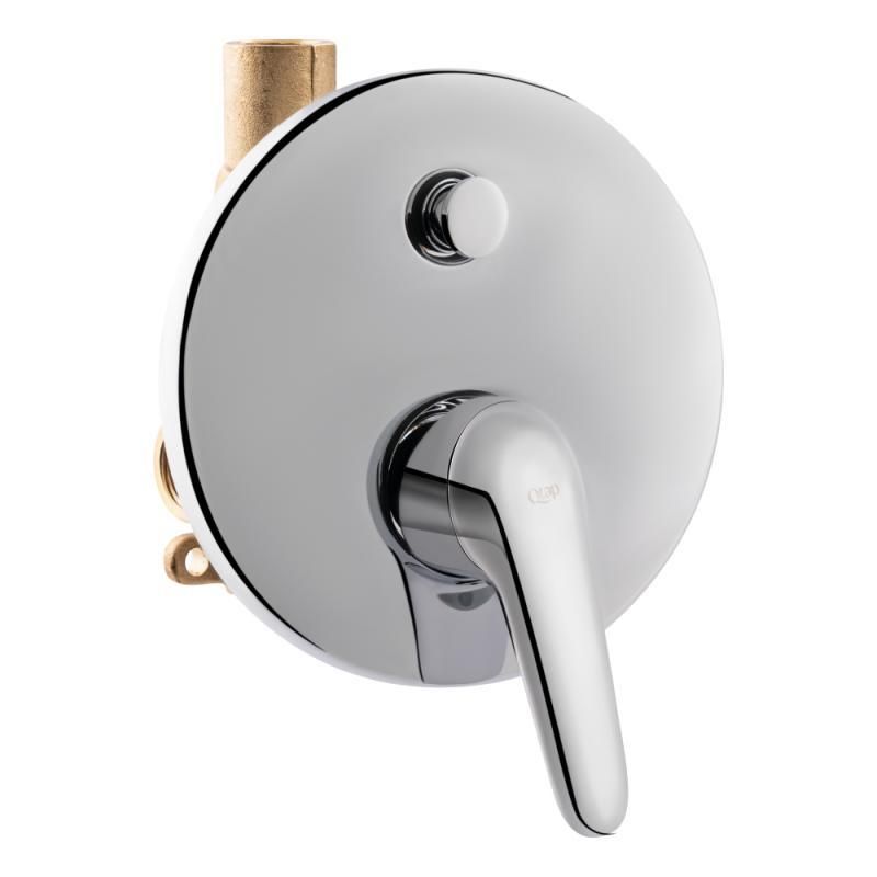 Смеситель для душа Qtap Olsava скрытого монтажа на два потребителя QTOS6212107ODC Chrome Смеситель для душа Qtap Olsava скрытого монтажа на два потребителя QTOS6212107ODC Chrome