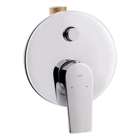 Смеситель для душа Qtap Milada скрытого монтажа на два потребителя QTMIL6227107ODC Chrome Смеситель для душа Qtap Milada скрытого монтажа на два потребителя QTMIL6227107ODC Chrome