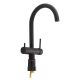 Смеситель для кухни Qtap Kuchyne с подключением для питьевой воды QTKUC92102UB Black Matt Смеситель для кухни Qtap Kuchyne с подключением для питьевой воды QTKUC92102UB Black Matt
