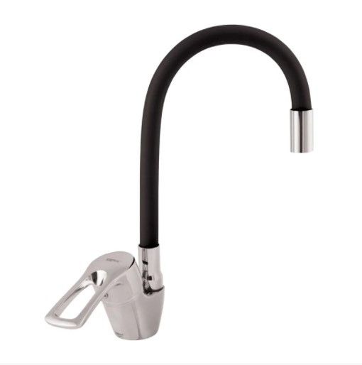 Змішувач для кухні з гнучким виливом Zerix Yub Black Змішувач для кухні з гнучким виливом Zerix Yub Black
