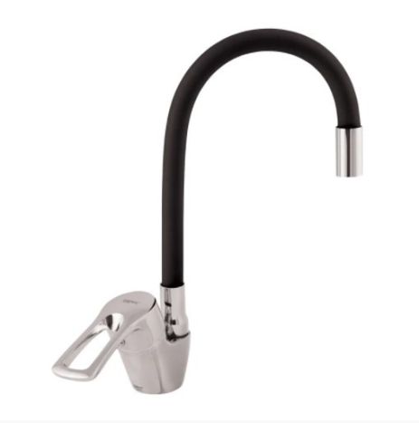 Смеситель для кухни с гибким изливом Zerix Yub Black Смеситель для кухни с гибким изливом Zerix Yub Black