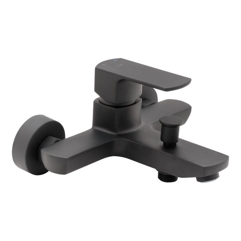 Смеситель для ванны Qtap Lipno QTNH3023101DCB Black Matt Смеситель для ванны Qtap Lipno QTNH3023101DCB Black Matt