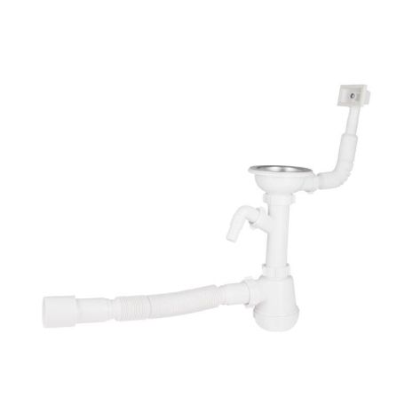 Сифон для кухонного мийки Lidz (WHI) 60 05 M002 01