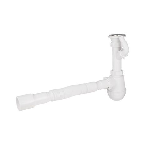 Сифон для кухонного мийки Lidz (WHI) 60 05 M002 00