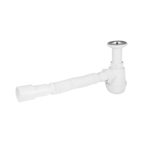 Сифон для кухонного мийки Lidz (WHI) 60 05 M001 00 (вихід 50 мм) Сифон для кухонного мийки Lidz (WHI) 60 05 M001 00 (вихід 50 мм)
