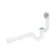 Сифон для ванны Lidz (WHI) 60 03 V001 00 прямоточный (выход 50 мм)