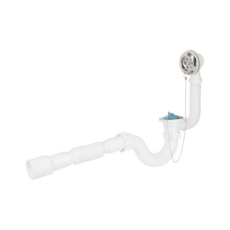 Сифон для ванны Lidz (WHI) 60 03 V001 00 прямоточный (выход 50 мм)