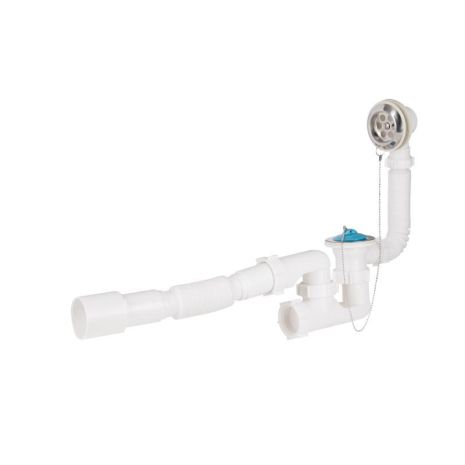 Сифон для ванны Lidz (WHI) 60 03 V002 00 с ревизией (выход 50 мм)