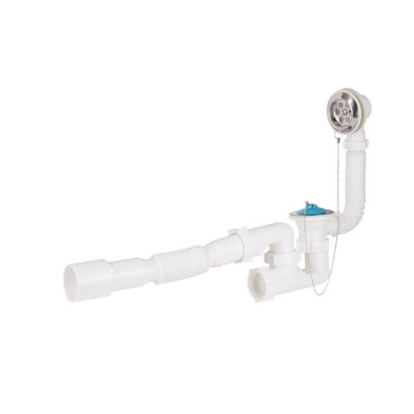 Сифон для ванны Lidz (WHI) 60 03 V002 00 с ревизией (выход 50 мм)