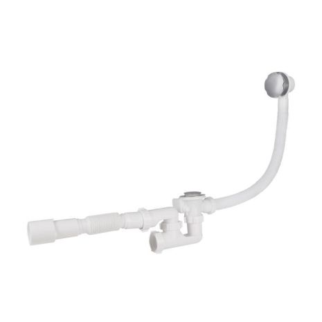 Сифон для ванны Lidz (WHI) 60 03 V002 01 с ревизией (выход 50 мм)