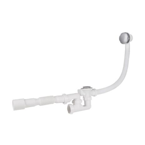 Сифон для ванны Lidz (WHI) 60 03 V002 01 с ревизией (выход 50 мм)