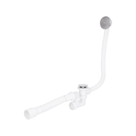 Сифон для ванны Lidz (WHI) 60 03 V002 02 с ревизией (выход 50 мм)