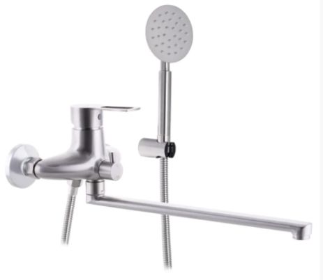 Змішувач для ванни Zerix ASA 006 euro з нержавійки Змішувач для ванни Zerix ASA 006 euro з нержавійки