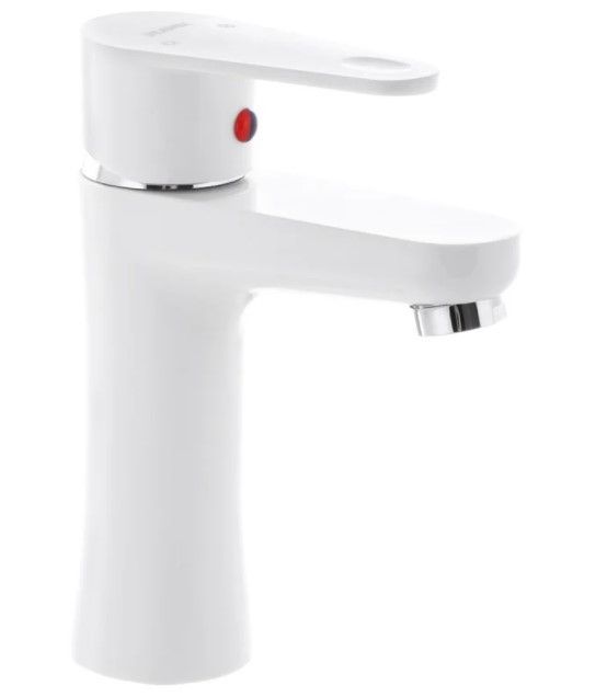 Смеситель для умывальника Plamix Vega 001 White Смеситель для умывальника Plamix Vega 001 White