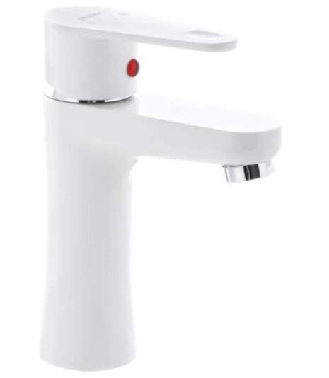 Смеситель для умывальника Plamix Vega 001 White