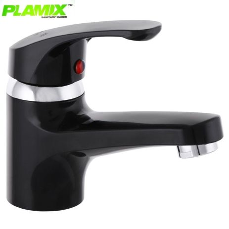 Смеситель для умывальника Plamix Afina 001 Black Смеситель для умывальника Plamix Afina 001 Black