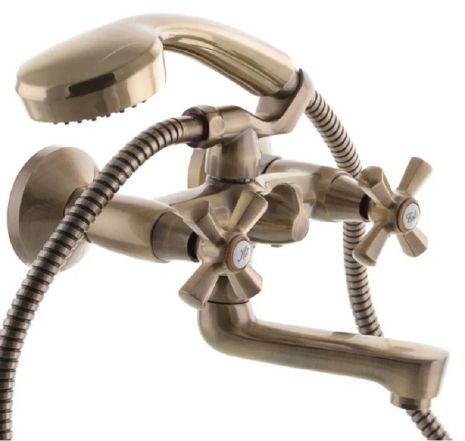 Смеситель для ванной MiX Premium Retro 142 Bronze