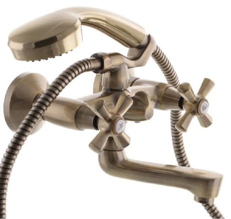 Смеситель для ванной MiX Premium Retro 142 Bronze