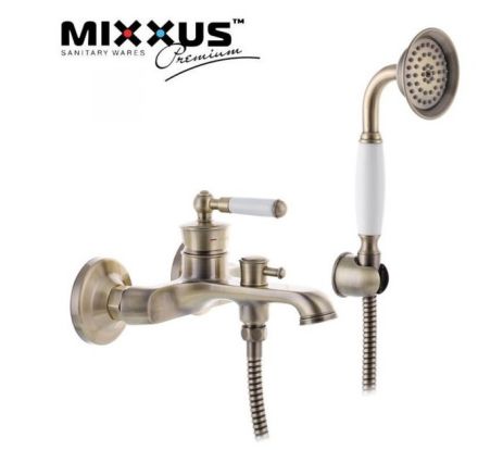 Смеситель для ванной Mixxus Premium Vintage 009 euro Bronze