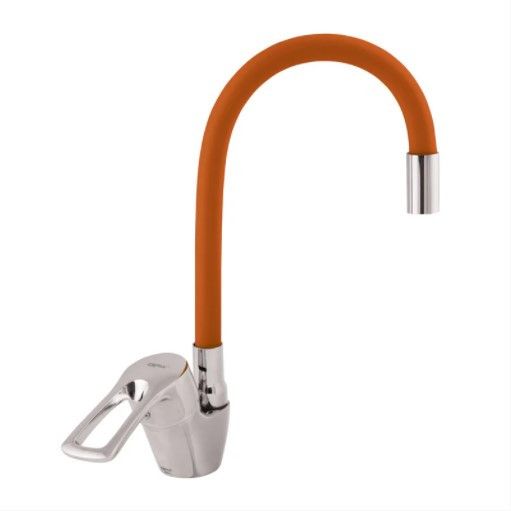 Змішувач для кухні з гнучким виливом Zerix Yub Orange Змішувач для кухні з гнучким виливом Zerix Yub Orange