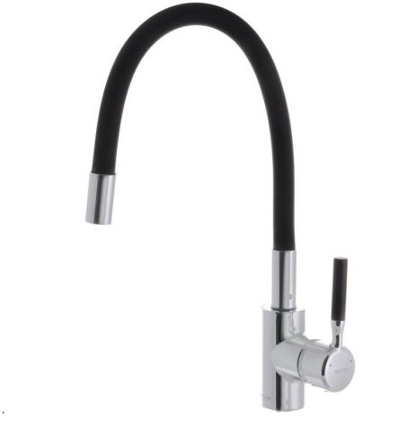 Змішувач для кухні з силіконовим зливом MIMXUS PREMIM RIO 011 Black