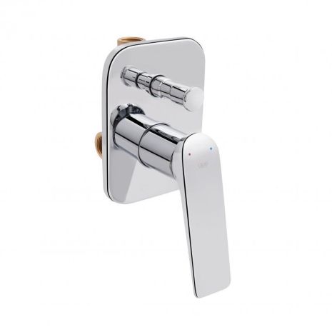 Смеситель для душа Qtap Vlasta скрытого монтажа на два потребителя QTVLA6028102NC Chrome Смеситель для душа Qtap Vlasta скрытого монтажа на два потребителя QTVLA6028102NC Chrome