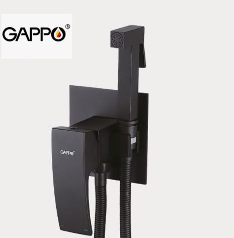 Набір для гігієнічного душу Gappo G7207-6 чорний