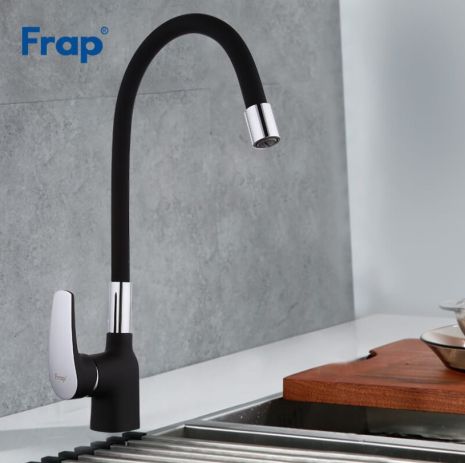 Змішувач для кухні з гнучким виливом Frap F4453-04