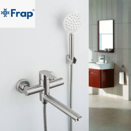 Смеситель для ванны из нержавейки Frap F32801 Смеситель для ванны из нержавейки Frap F32801