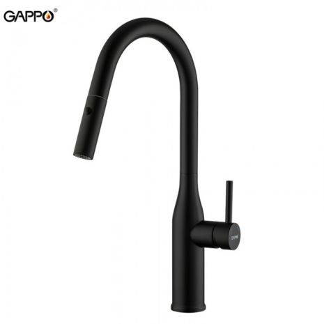 Змішувач для кухні з висувним виливом Gappo G4398-46