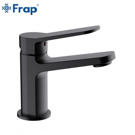 Змішувач для умивальника Frap F1062 чорний Змішувач для умивальника Frap F1062 чорний