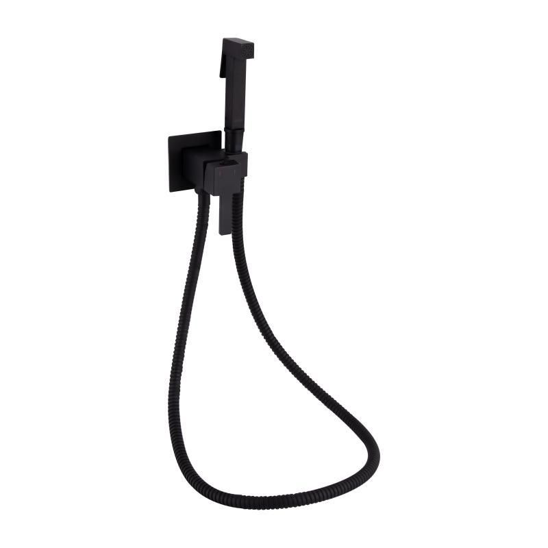 Набор для гигиенического душа Qtap Inspai-Varius прямоугольный QT259710842859NB Black Matt Набор для гигиенического душа Qtap Inspai-Varius прямоугольный QT259710842859NB Black Matt