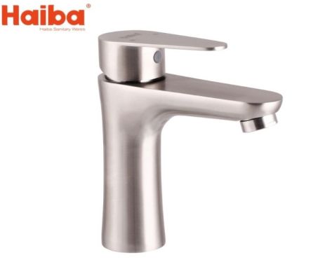 Змішувач для умивальника з нержавіючої сталі Haiba Dax 001