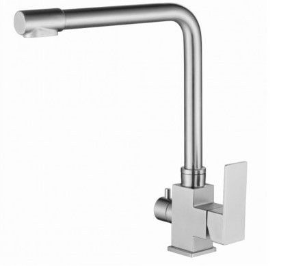 Смеситель для кухни с фильтром из нержавейки Mixxus Kub 021