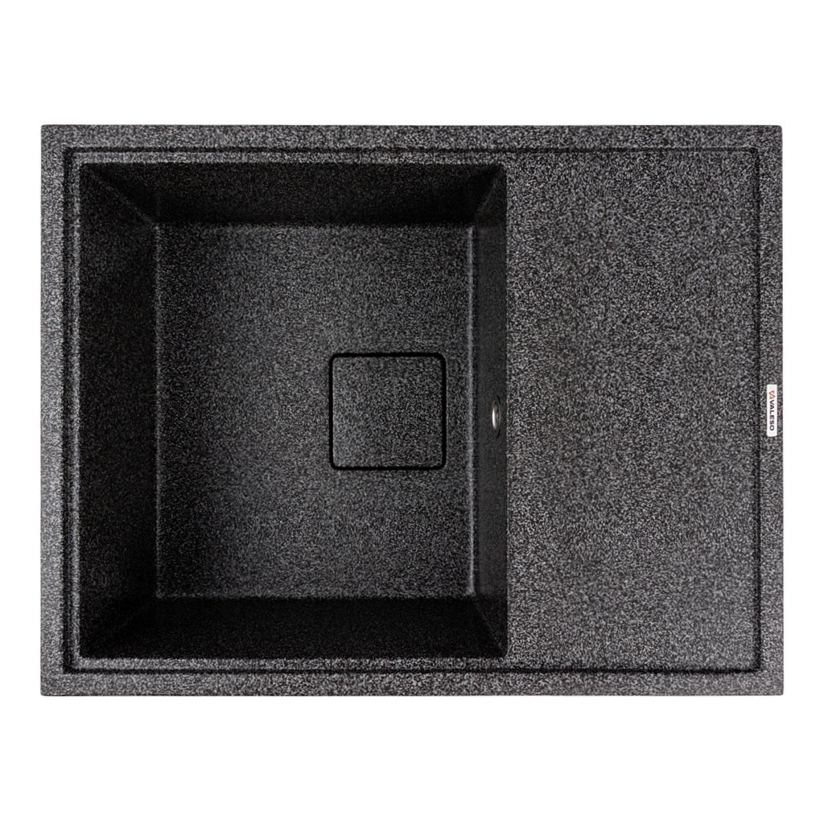 Кухонна гранітна мийка 6550 ESTERIS VALESO графіт Кухонна гранітна мийка 6550 ESTERIS VALESO графіт