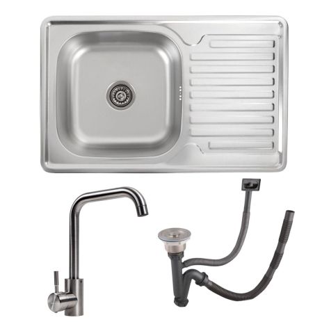 ДЕКОР 0,8/180 TM Valeso мийка комплект 7850 + Valeso змішувач NS02A ДЕКОР 0,8/180 TM Valeso мийка комплект 7850 + Valeso змішувач NS02A