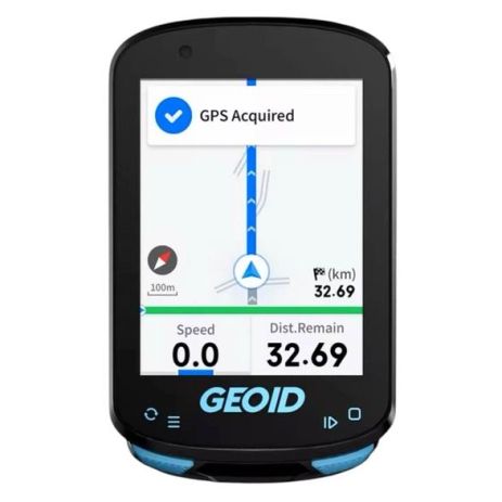 Велосипедный компьютер GEOID CC600: GPS-навигация, цветной экран, Wi-Fi, Bluetooth, ANT+, IPX7 Черный