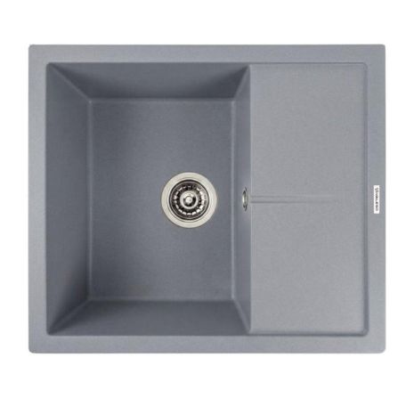 Кухонна гранітна мийка 5850 REYNA VALESO сірий металік