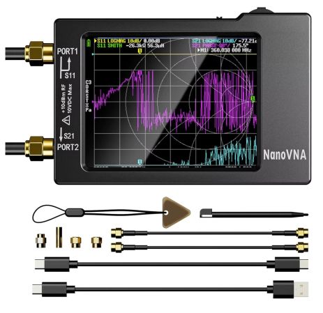 Вектор анализатора спектра NanoVNA H 50 кГц - 2 ГГц SMA розетка типа c