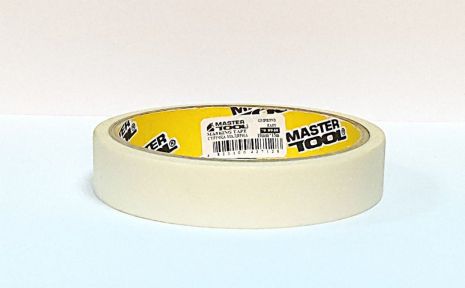 Лента малярная универсальная GripBond Easy 19 мм×15 м белая MASTERTOOL 79-9940