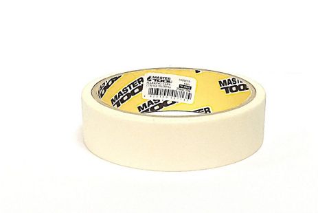 Стрічка малярська універсальна GripBond Easy 25мм×15м біла MASTERTOOL 79-9941