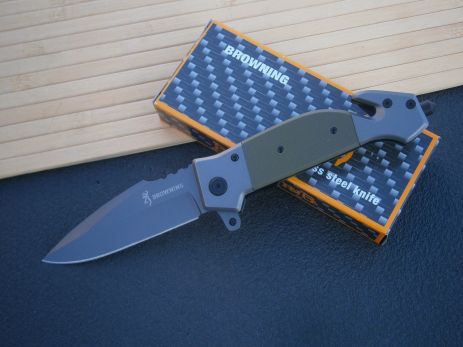 Ніж кишеньковий складаний Browning A 839 склобій стропоріз 23 см Ніж кишеньковий складаний Browning A 839 склобій стропоріз 23 см