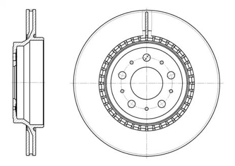Диск тормозной VOLVO, VOLVO, REMSA (677710)