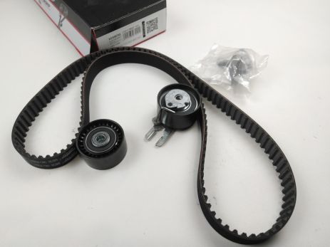 Ремень ГРМ+ролик FORD FIESTA/FUSION 2001-2012 (1.4TDCI), , Nemo, Xsara, GATES (K015587XS)
