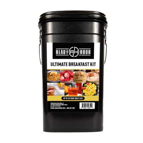Набір сніданків Ultimate breakfast kit на 128 порцій з великим терміном придатності 25 років Ready Hour